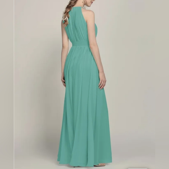 AW Dessa Bridesmaid Prom Formal Special Occasion Wedding Guest Dress, 12, Blue - Picture 3 of 7